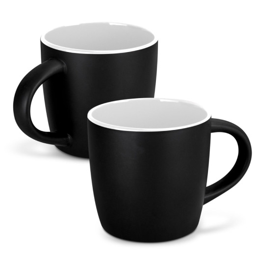 Black White Fitzroy Coffee Mugs